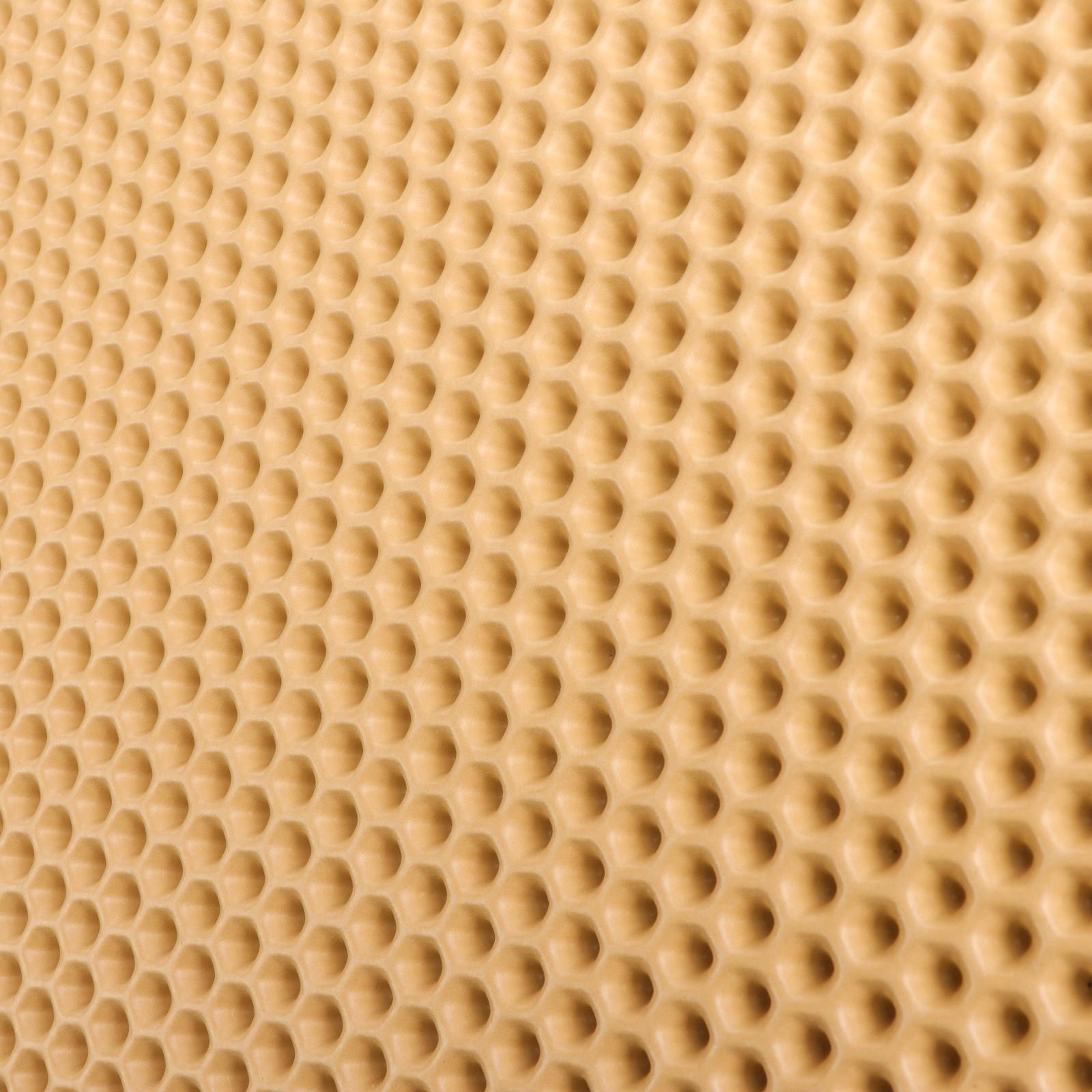 Коврик eva универсальный Eco-cover, Соты 67 х 82 см, бежевый