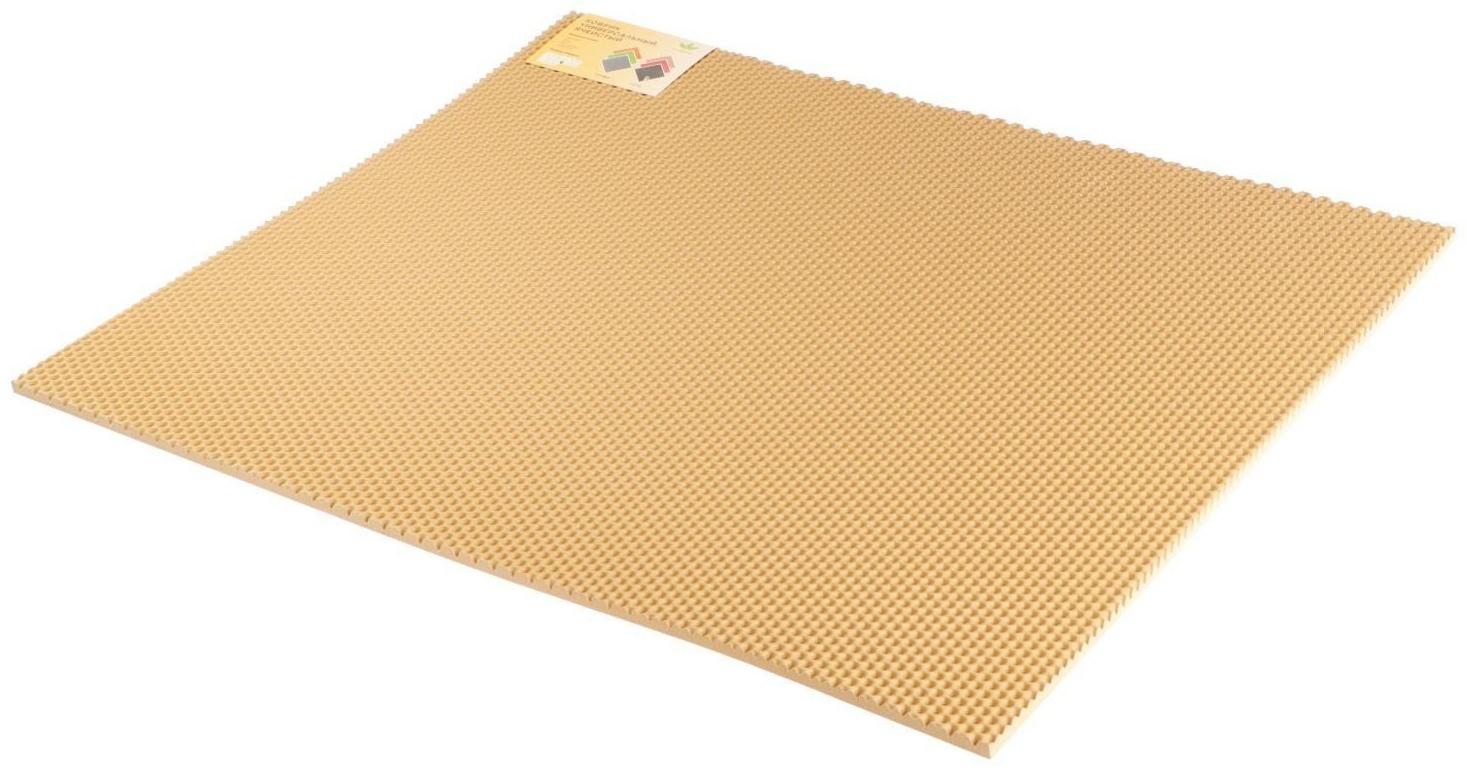 Коврик eva универсальный Eco-cover, Соты 67 х 82 см, бежевый