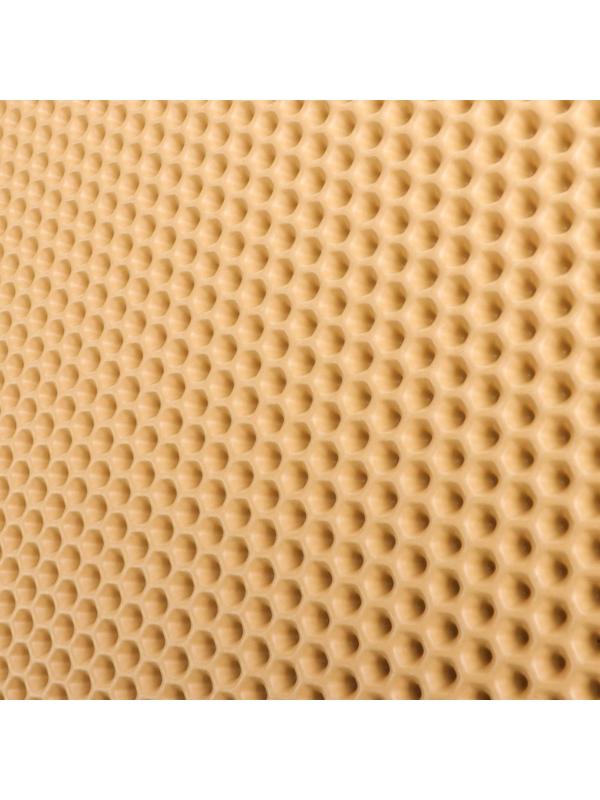 Коврик eva универсальный Eco-cover, Соты 67 х 82 см, бежевый