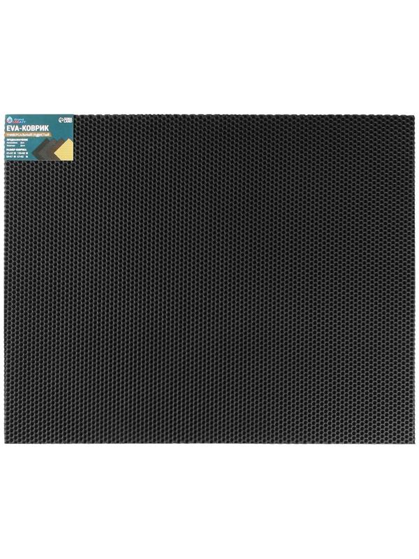 Коврик eva универсальный Grand Caratt, Соты 67 х 82 см, черный