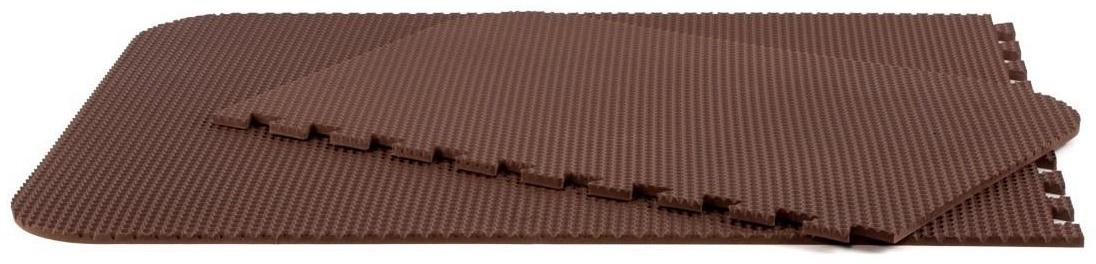 Коврик eva универсальный Eco-cover, Соты 125 х 65 см, коричневый, трансформер