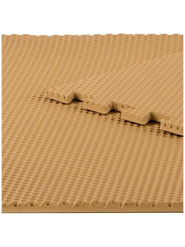 Коврик eva универсальный Eco-cover, Соты 125 х 65 см, бежевый, трансформер