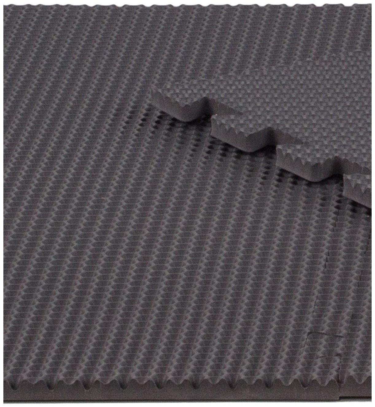 Коврик eva универсальный Eco-cover, Соты 125 х 65 см, серый, трансформер