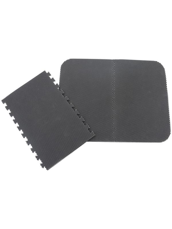 Коврик eva универсальный Eco-cover, Соты 125 х 65 см, серый, трансформер