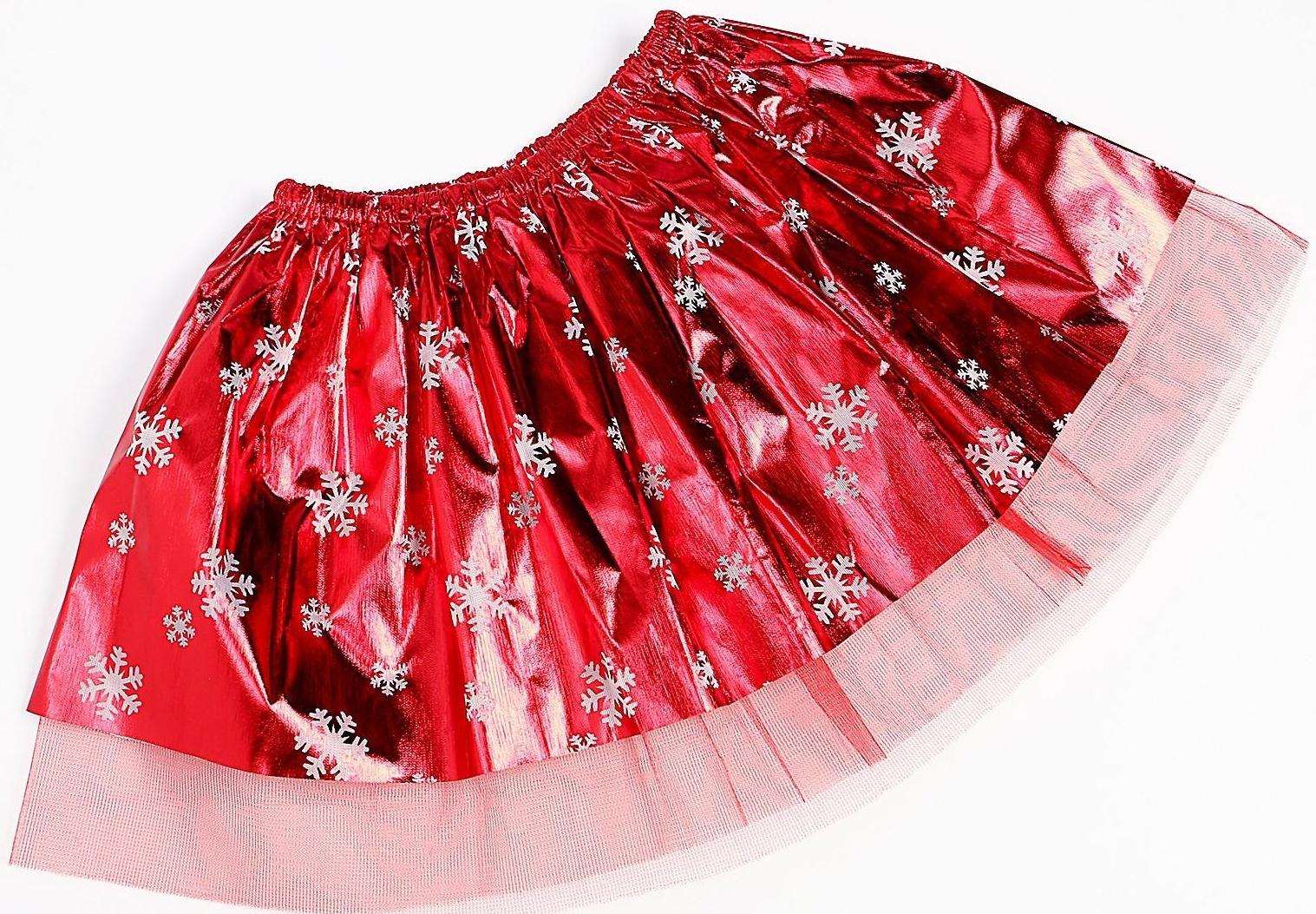 Карнавальный набор «Снежинки», 3 предмета: ободок, юбка, жезл