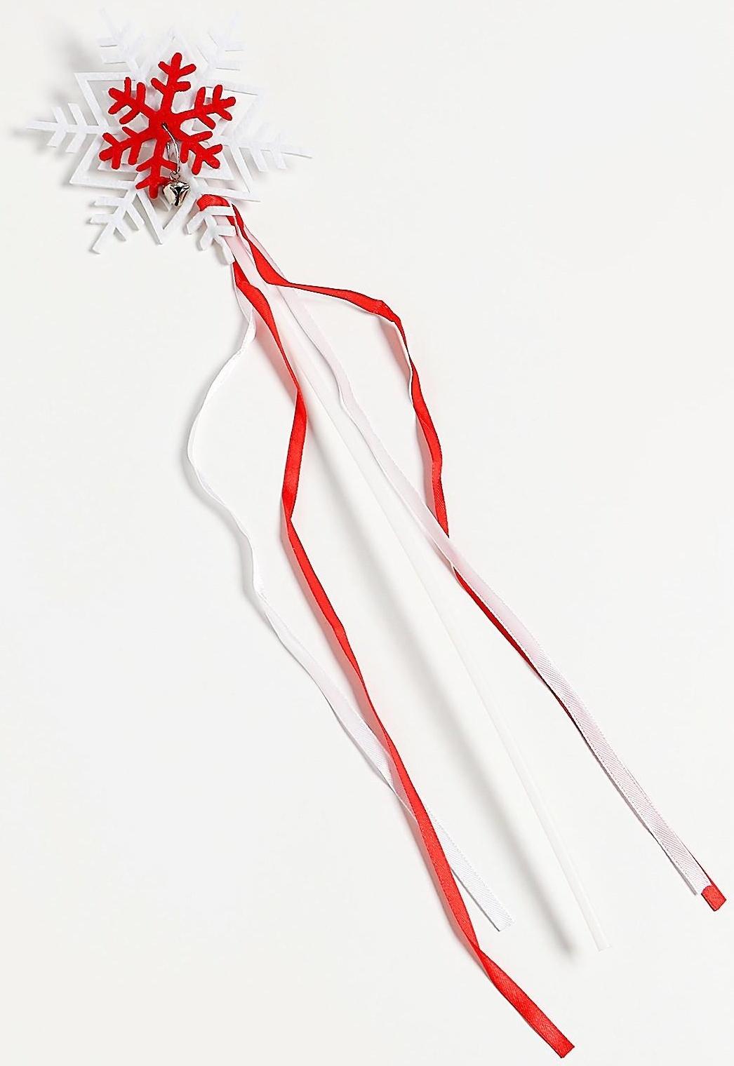 Карнавальный набор «Снежинки», 3 предмета: ободок, юбка, жезл