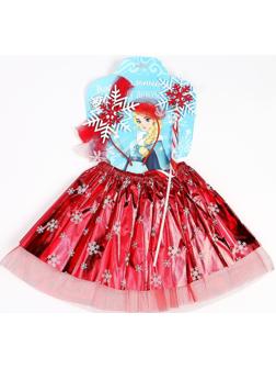 Карнавальный набор «Снежинки», 3 предмета: ободок, юбка, жезл