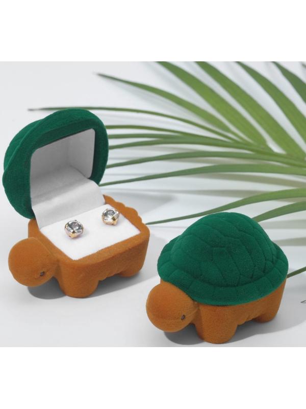 Футляр бархатный под серьги/кольцо 