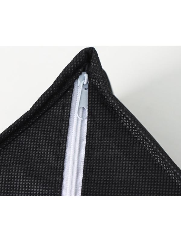 Органайзер для хранения белья Доляна «Смарт», 7 отделений, 32×32×10 см, цвет чёрный