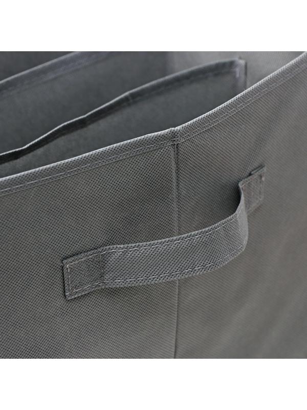 Органайзер для хранения белья Доляна «Смарт», 6 отделений, 44×29×22 см, цвет серый