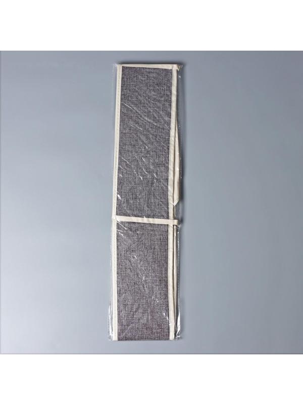 Органайзер для хранения белья с прозрачной крышкой Доляна «Тео», 12 отделений, 32×23×12 см, цвет серый