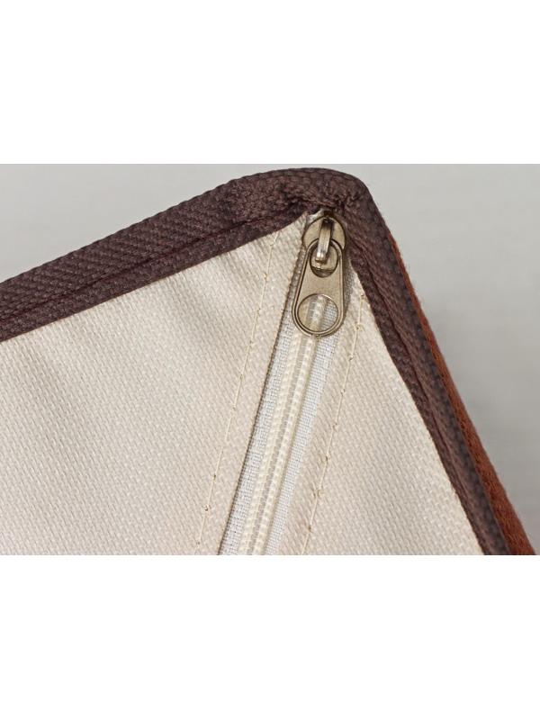 Органайзер для хранения белья с прозрачной крышкой Доляна «Тео», 12 отделений, 32×23×12 см, цвет коричневый