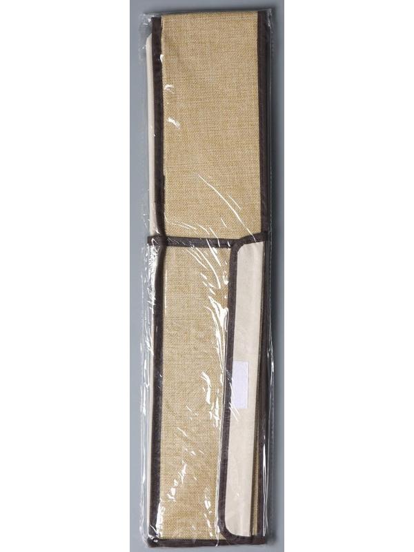 Органайзер для хранения белья с прозрачной крышкой Доляна «Тео», 24 отделений, 32×23×12 см, цвет бежево-коричневый