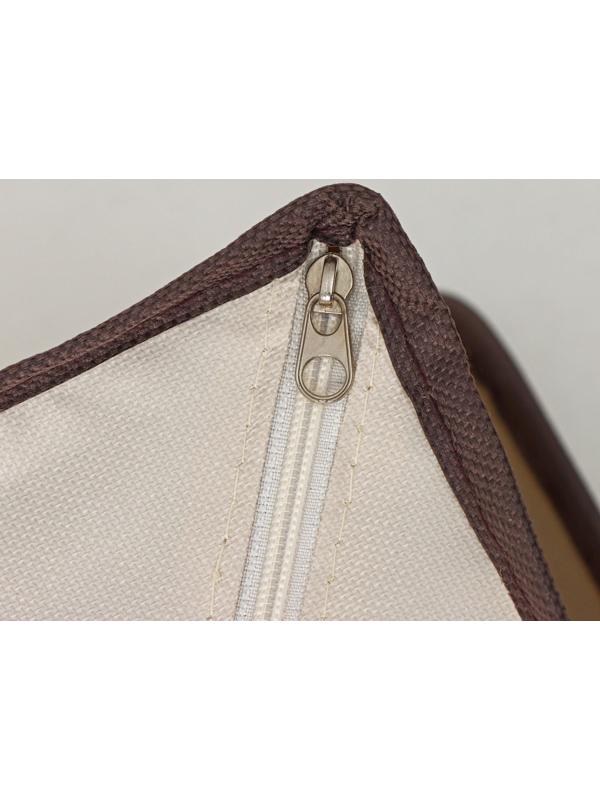 Органайзер для хранения белья с прозрачной крышкой Доляна «Тео», 24 отделений, 32×23×12 см, цвет бежево-коричневый