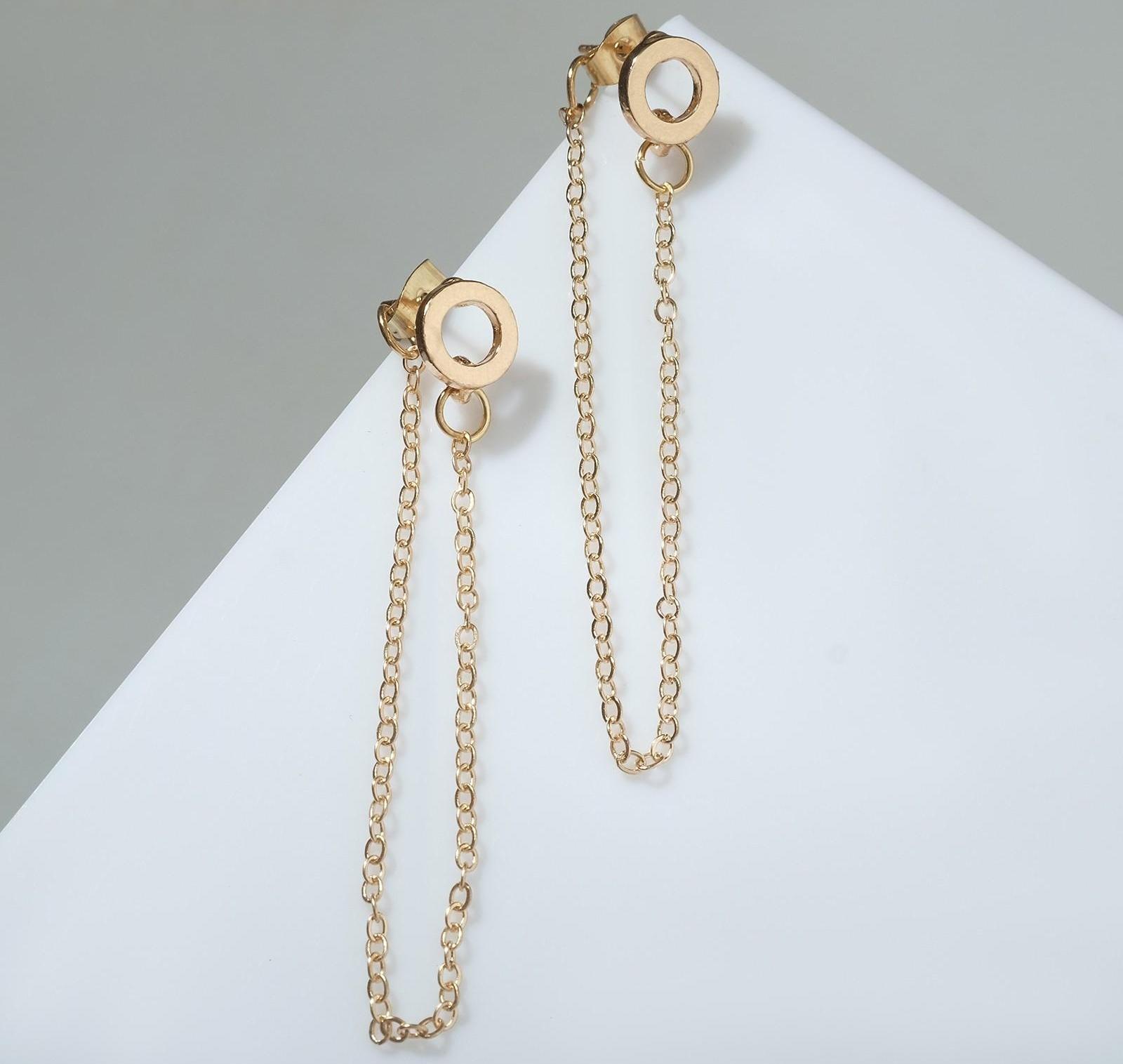 Серьги металл 