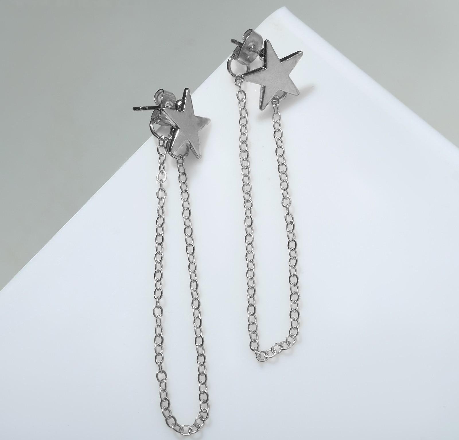 Серьги металл 