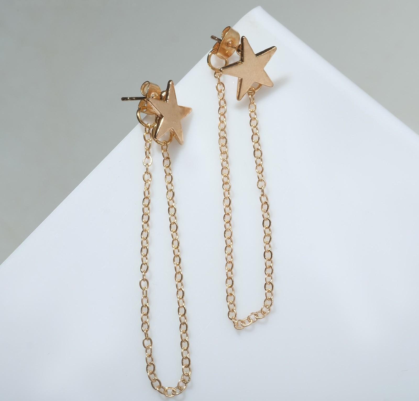 Серьги металл 