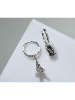 Серьги со стразами 