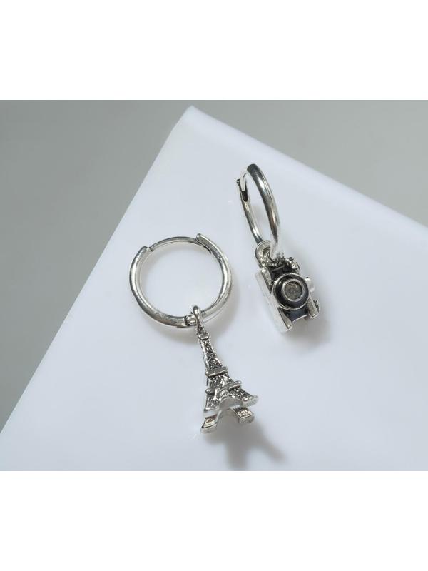 Серьги со стразами 