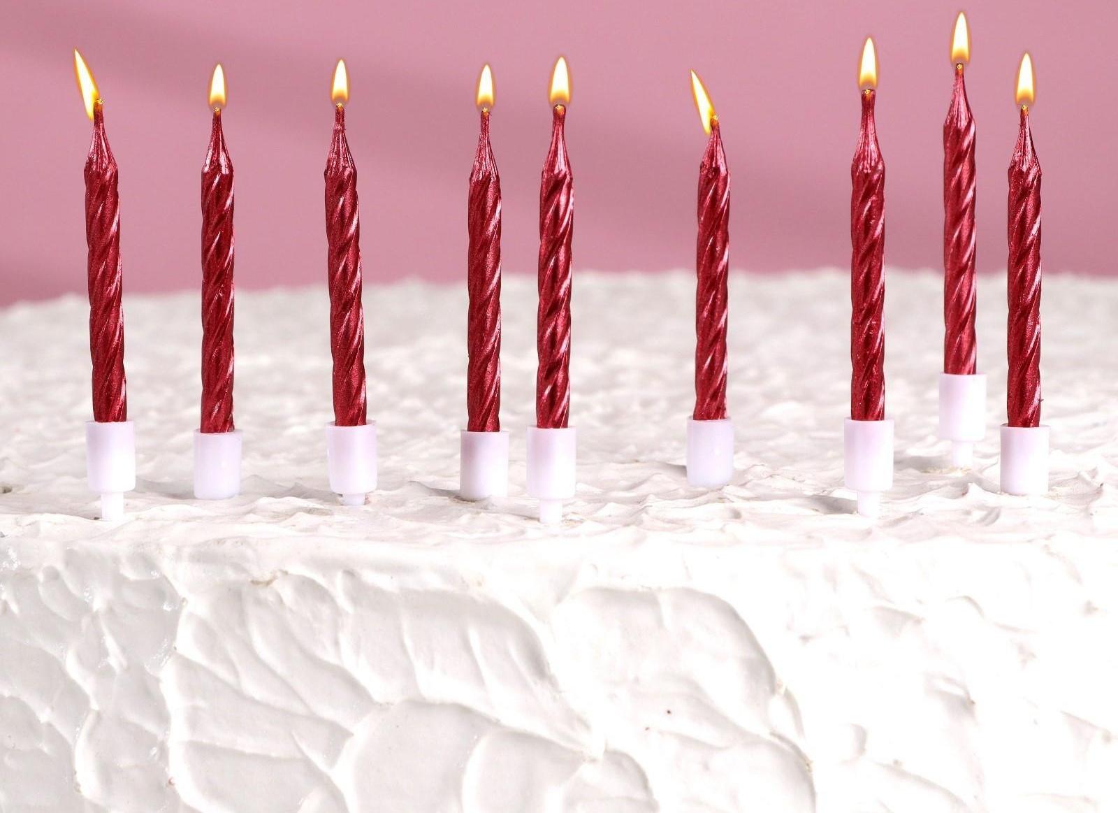 Набор свечи в торт 