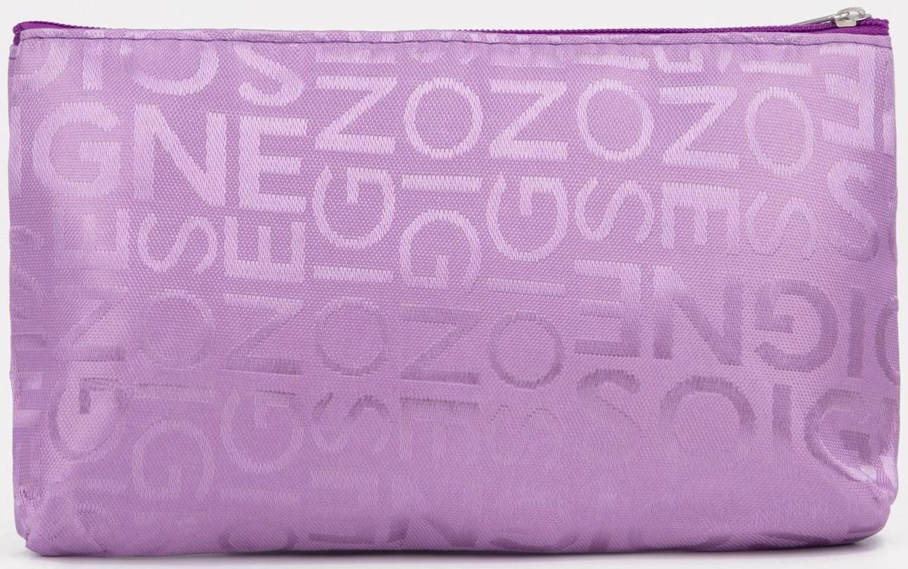 Косметичка на молнии, цвет сиреневый