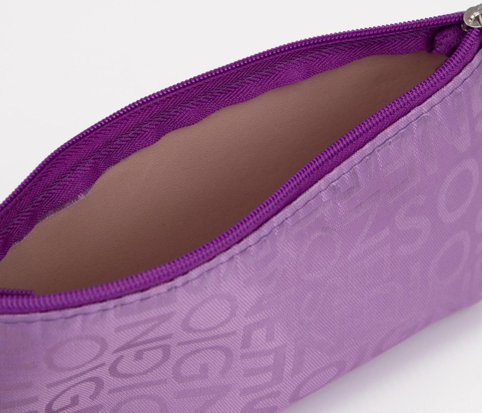 Косметичка на молнии, цвет сиреневый