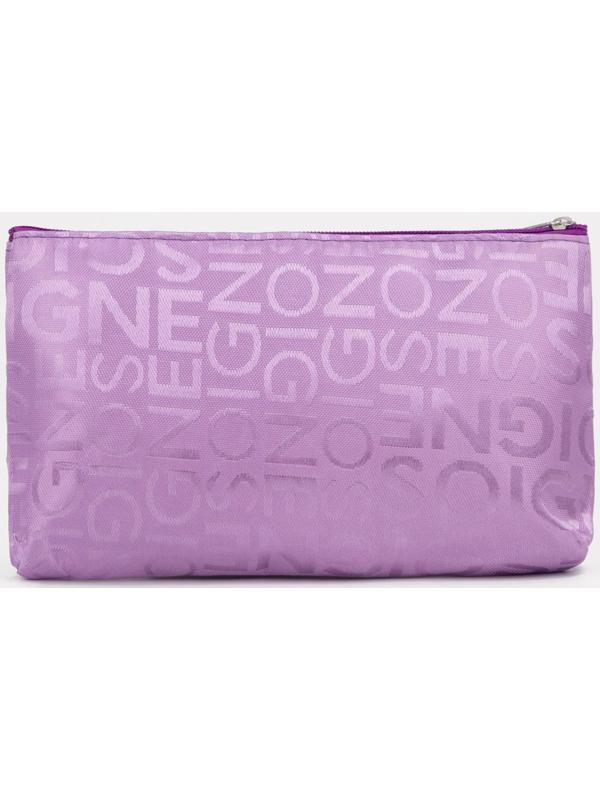Косметичка на молнии, цвет сиреневый