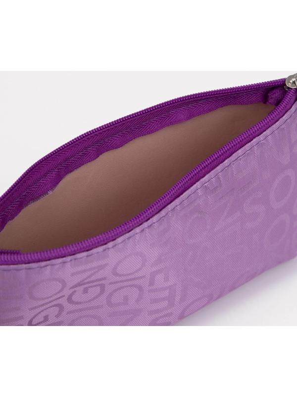 Косметичка на молнии, цвет сиреневый