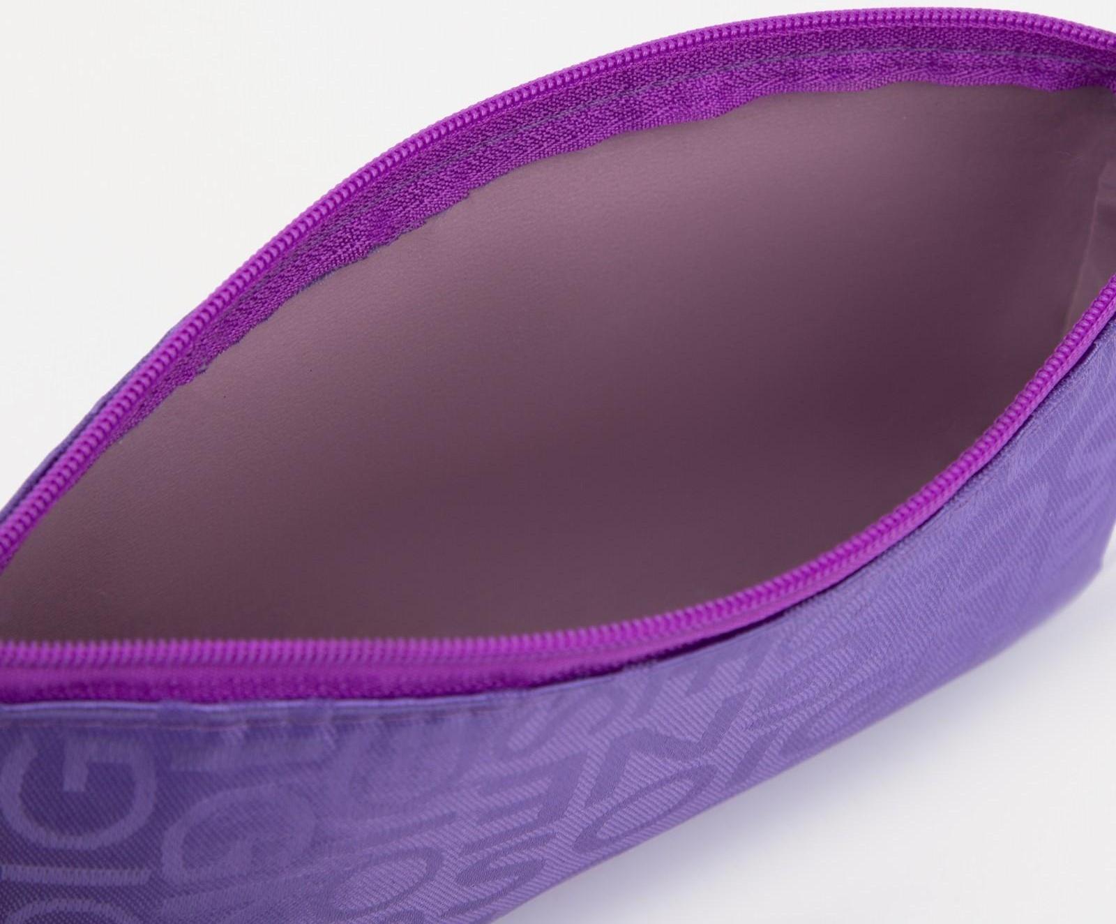 Косметичка на молнии, цвет фиолетовый