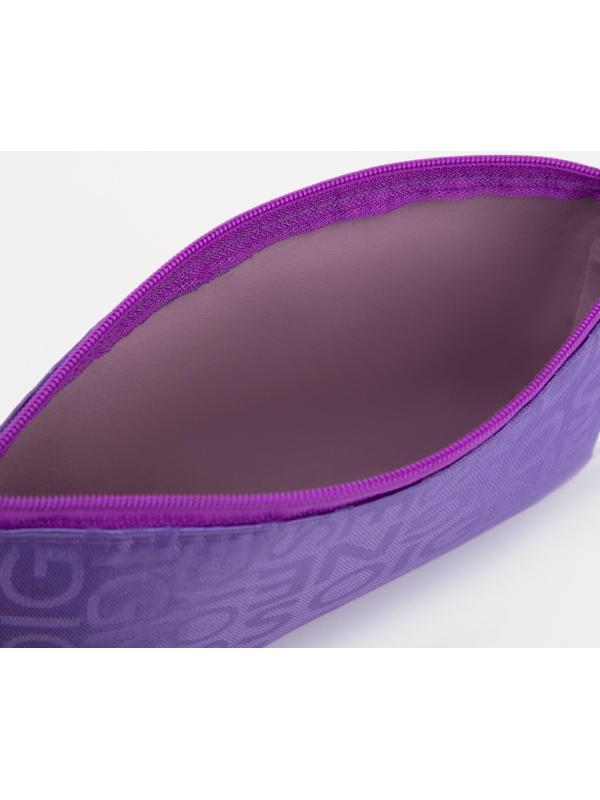 Косметичка на молнии, цвет фиолетовый