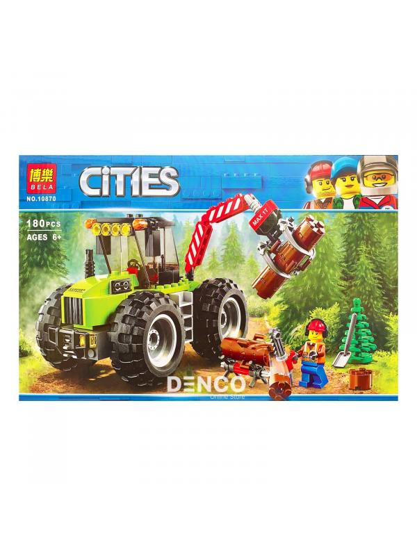 Конструктор Bl «Лесной трактор» 10870 (City 60181) / 180 деталей