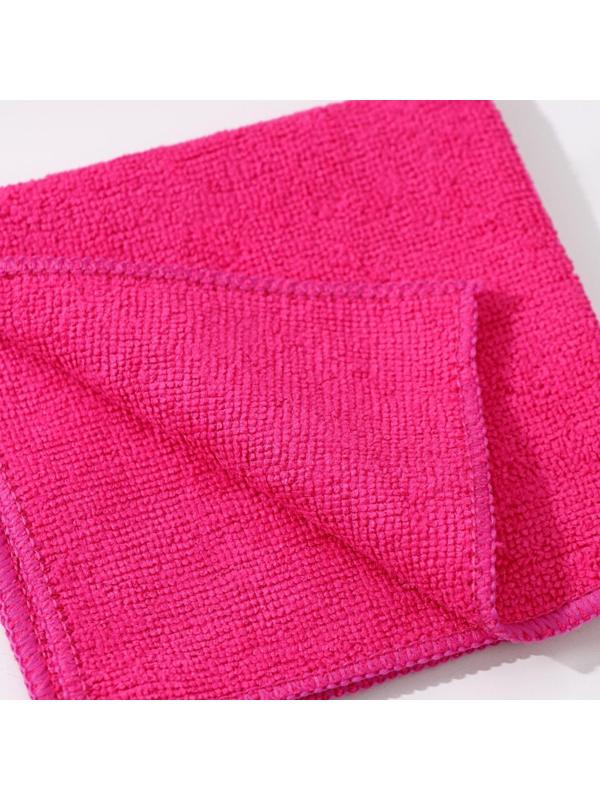 Салфетка универсальная Доляна, 220 гр, 30×30 см, микрофибра, c оверлоком