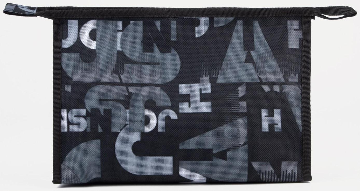 Косметичка на молнии, с подкладом, цвет чёрный