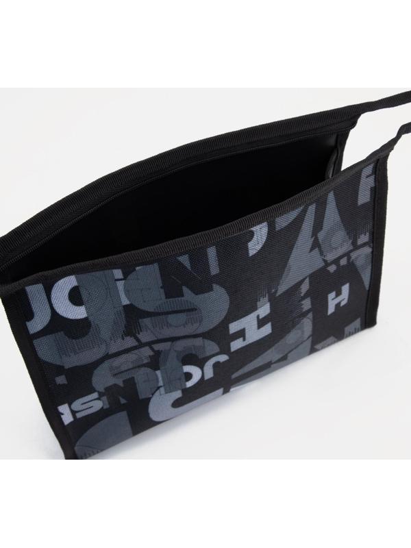 Косметичка на молнии, с подкладом, цвет чёрный