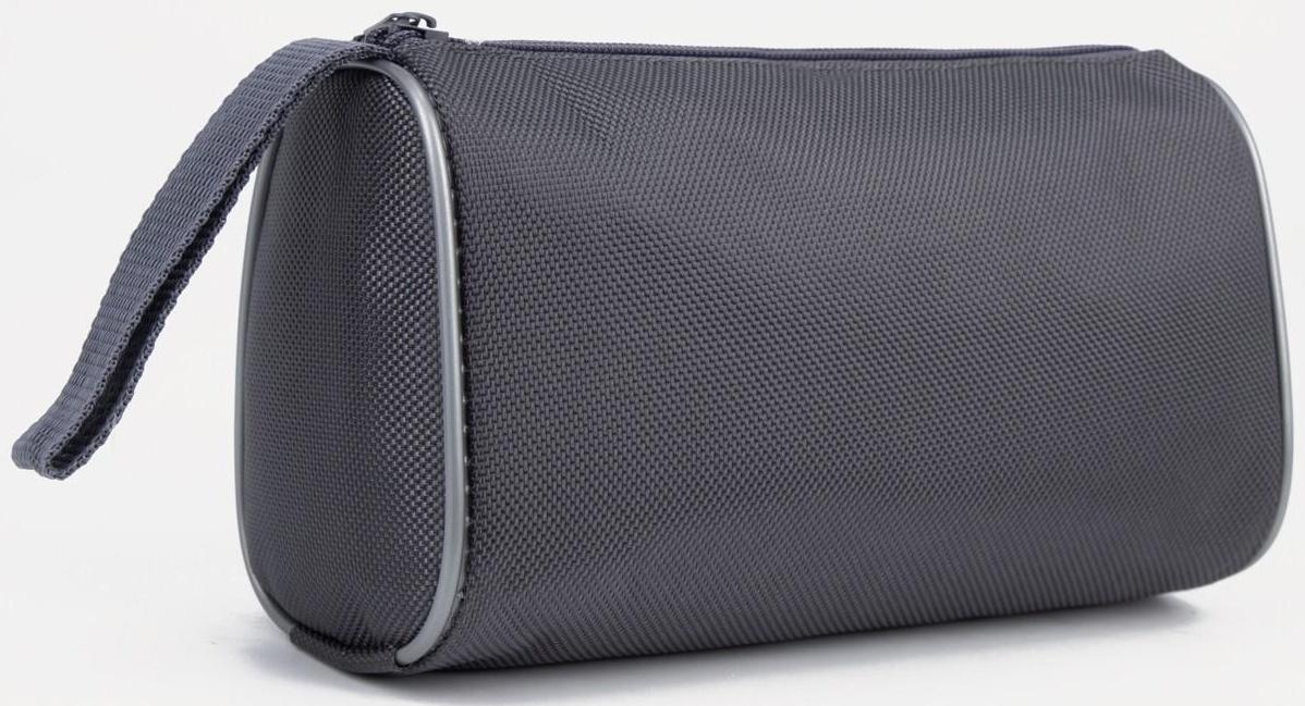 Косметичка на молнии, цвет серый