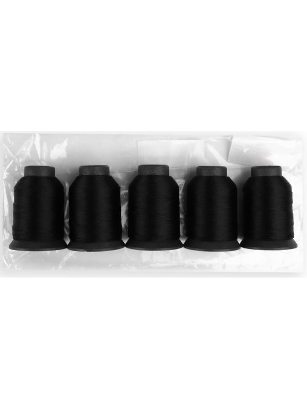 Нитки обувные, 170Л, 150 м, цвет чёрный