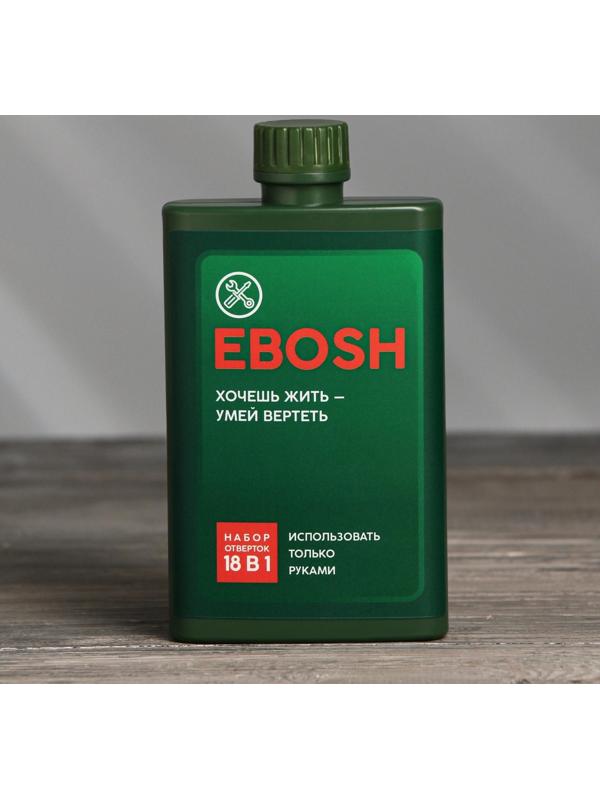 Набор отверток в фляге «Хочешь жить», универсальный, 18 предметов