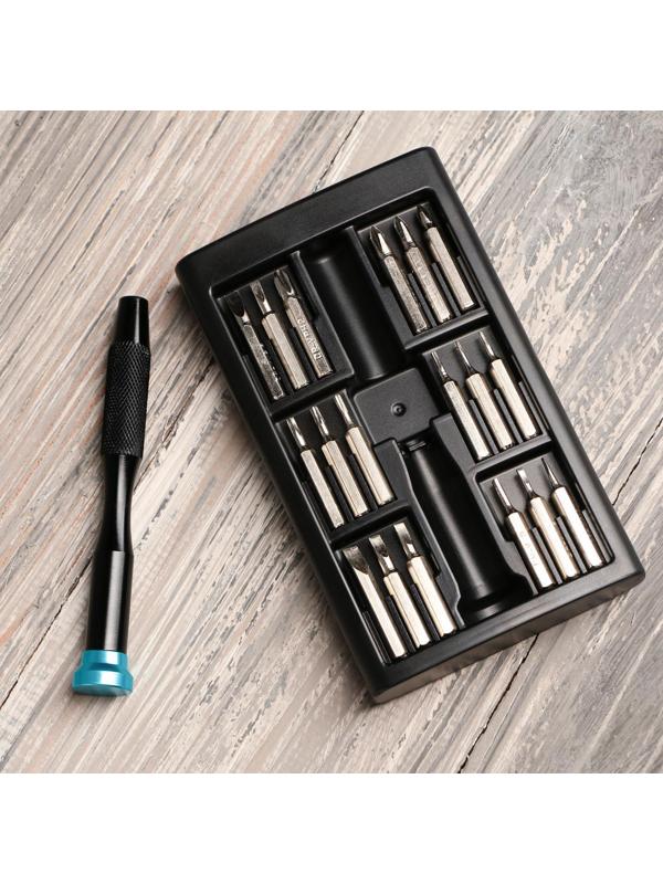 Набор отверток в фляге «Хочешь жить», универсальный, 18 предметов