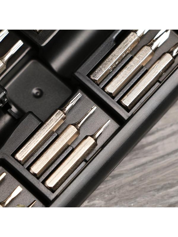 Набор отверток в фляге «Хочешь жить», универсальный, 18 предметов