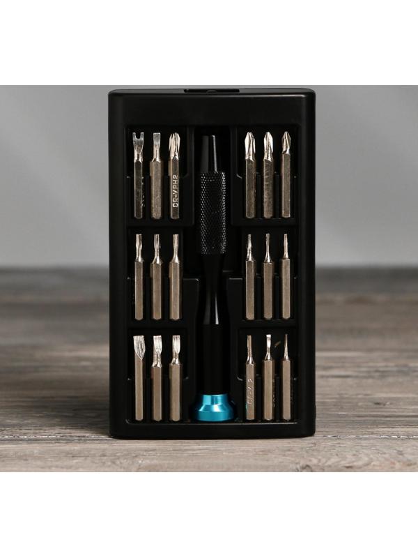 Набор отверток в фляге «Хочешь жить», универсальный, 18 предметов