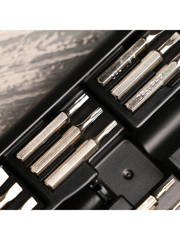 Набор отверток в фляге «Крути верти», универсальный, 18 предметов