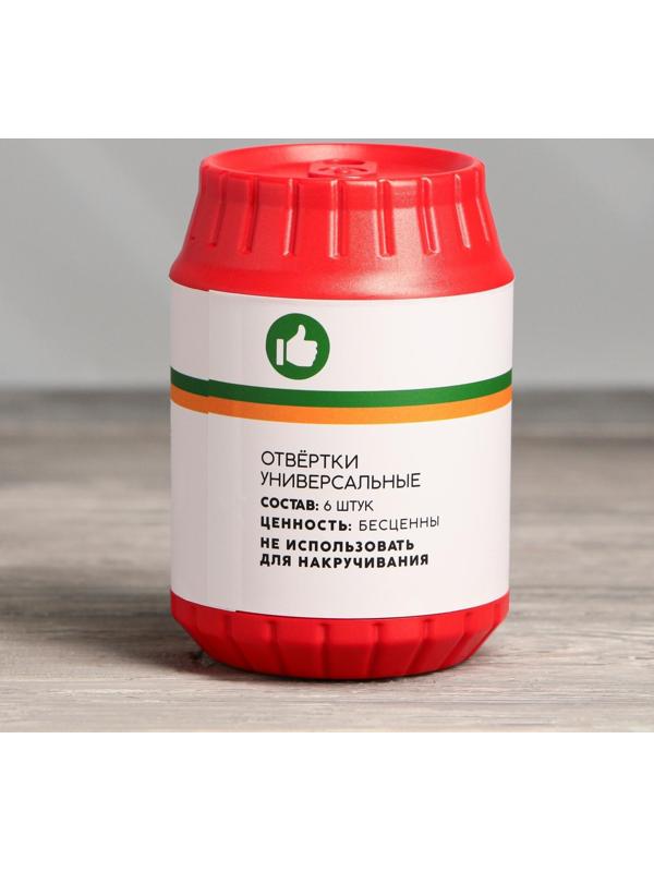 Набор инструментов в банке «Крутить не лень», 6 предметов