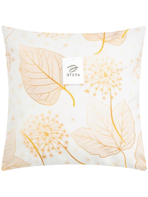 Наволочка декоративная Этель «Листики» 40х40 см, 100% п/э