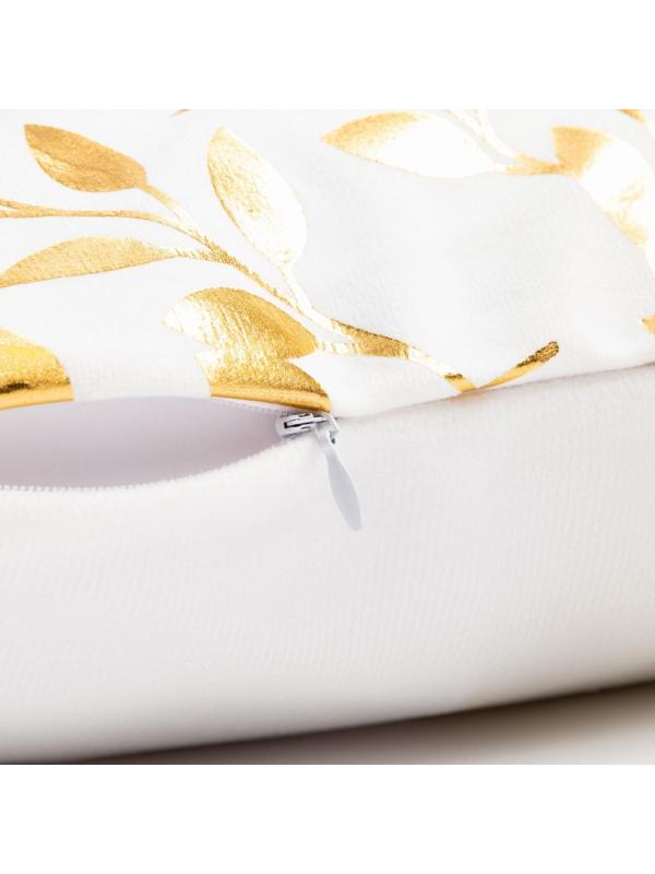 Наволочка декоративная Этель «Листья» 40х40 см, 100% п/э