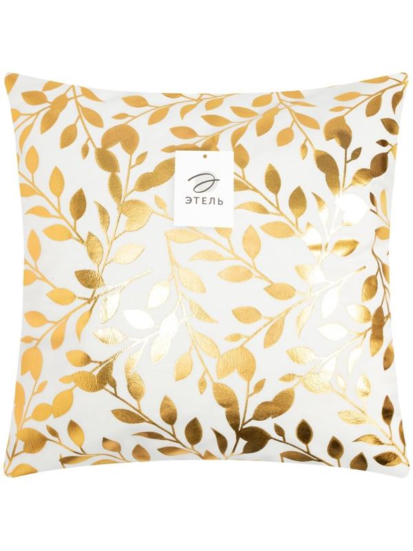 Наволочка декоративная Этель «Листья» 40х40 см, 100% п/э