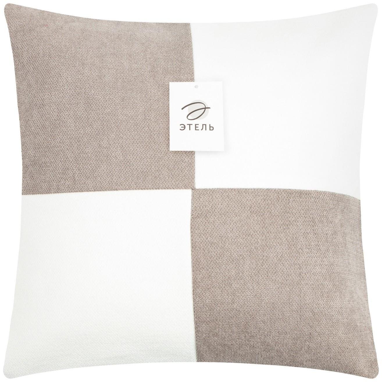Наволочка декоративная Этель Геометрия цвет серый/белый 45 х 45 см, 100% п/э