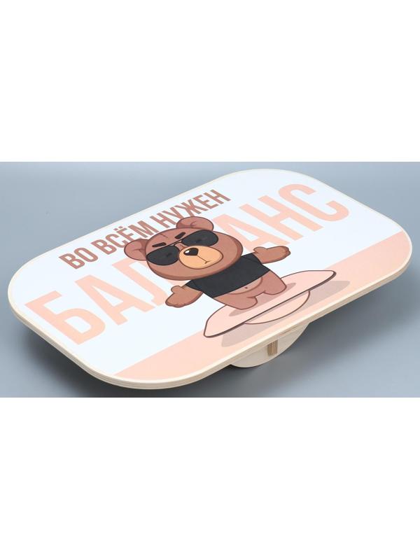 Доска балансировочная баланс борд «Медведь»