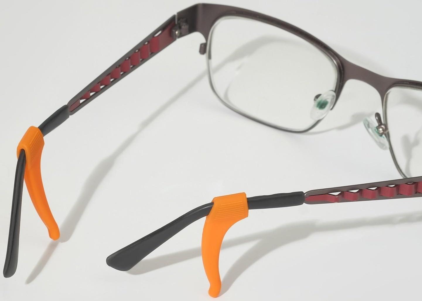 Стоппер для очков №5, силикон, цвет оранжевый