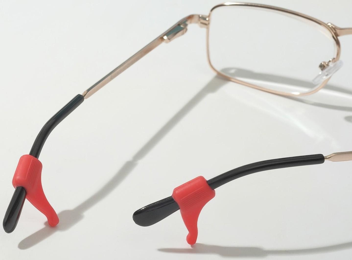 Стоппер для очков №6, силикон, цвет красный