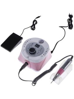 Аппарат для маникюра и педикюра TNL Iron-Pro IP-40, 40 000 об/мин, 40 Вт, розово-белый